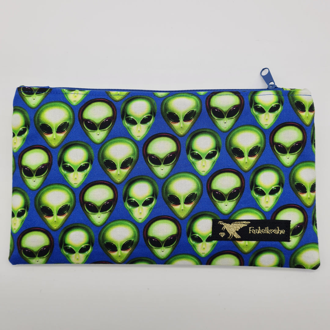 Reißverschlusstasche "Extraterrestrisch" Made by Funkelkrähe