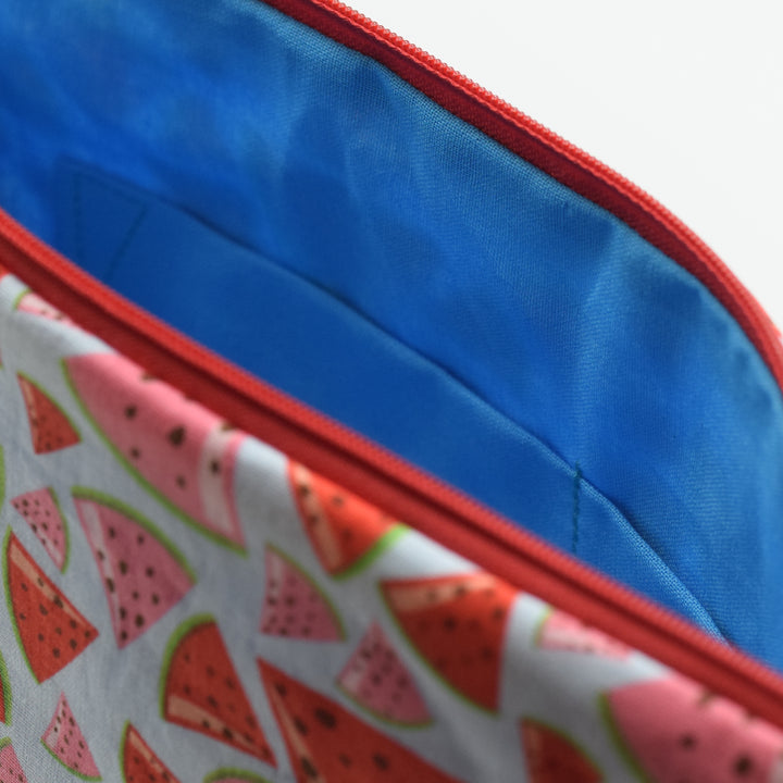 Kosmetiktasche "Melon splash" Made by Funkelkrähe