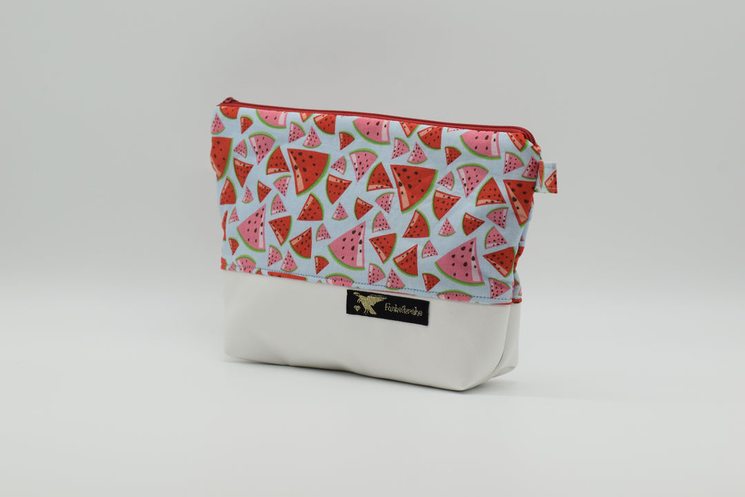 Kosmetiktasche "Melon splash" Made by Funkelkrähe