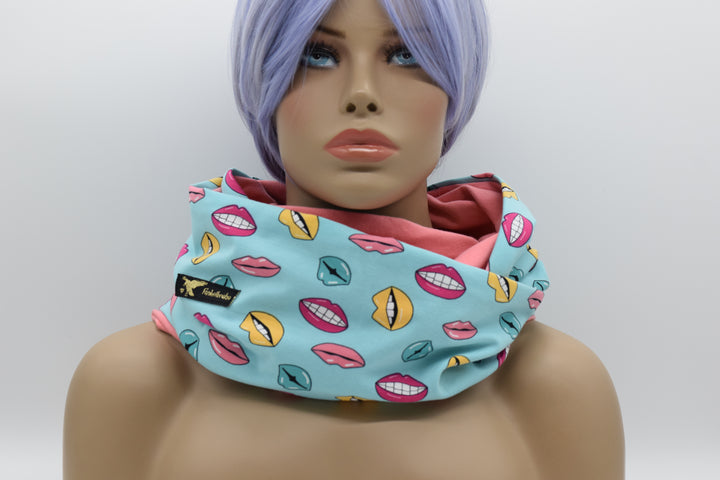 Loopschal "Funky lips" Made by Funkelkrähe