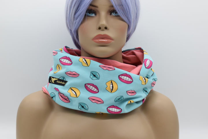 Loopschal "Funky lips" Made by Funkelkrähe