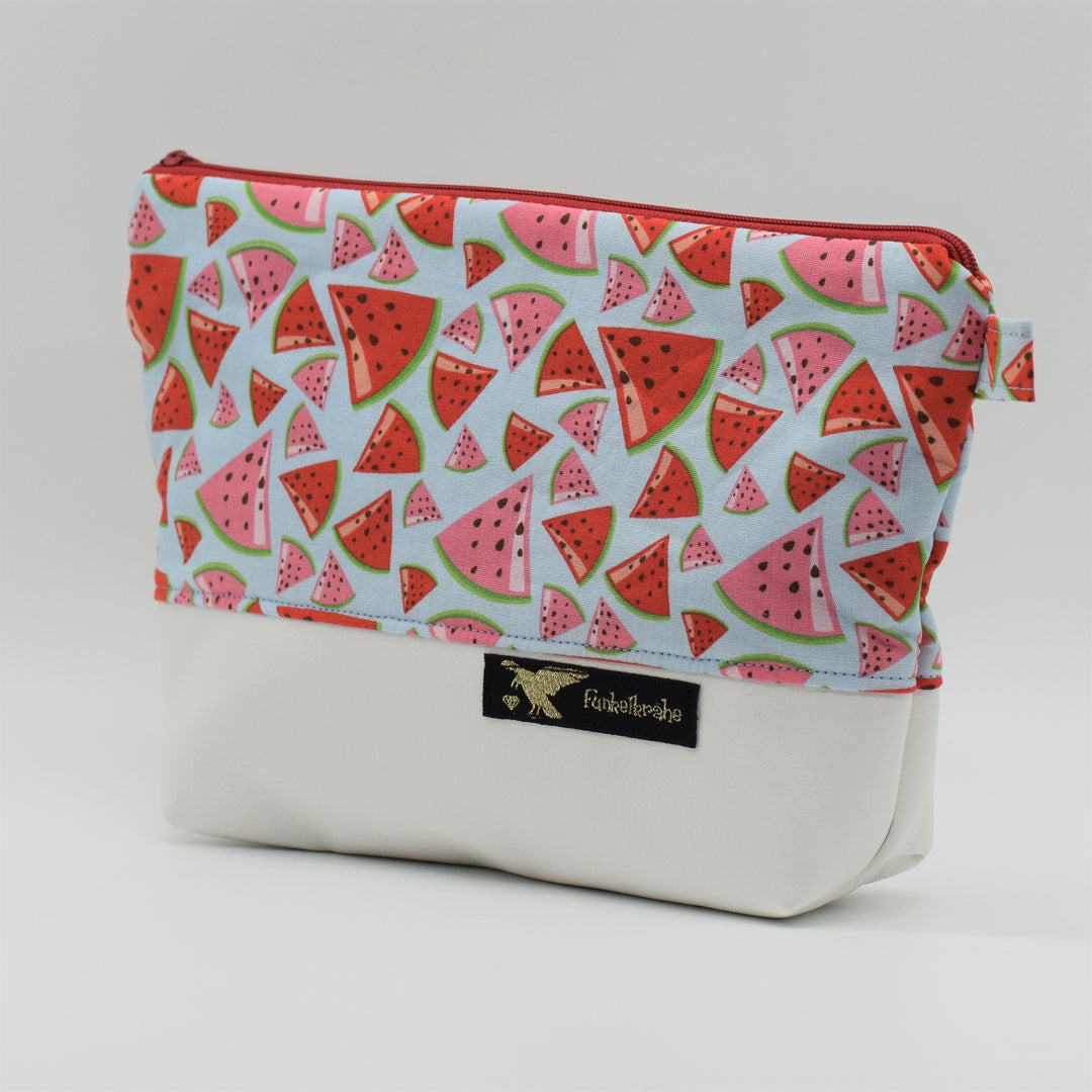 Kosmetiktasche "Melon splash" Made by Funkelkrähe