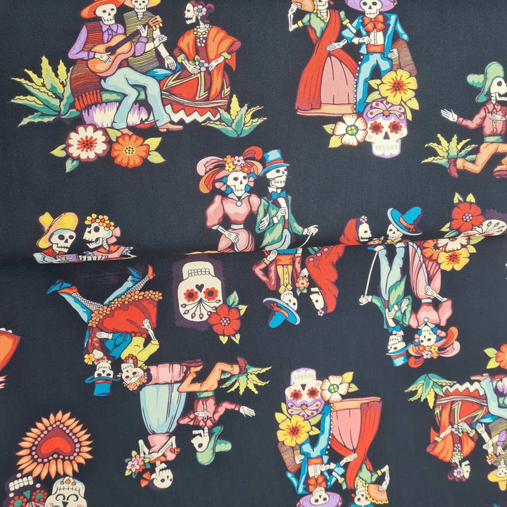 Dia de los muertos - Alexander Henry - Heavy Canvas, Motiv: La media vuelta schwarz