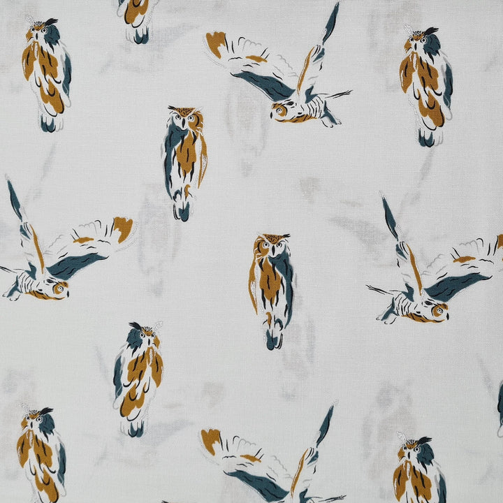 Baumwollstoff Wise owl chalk metallic von RJR Fabrics
