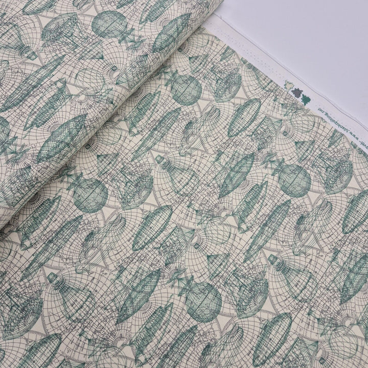 Baumwollstoff Blank Quilting Time Travel