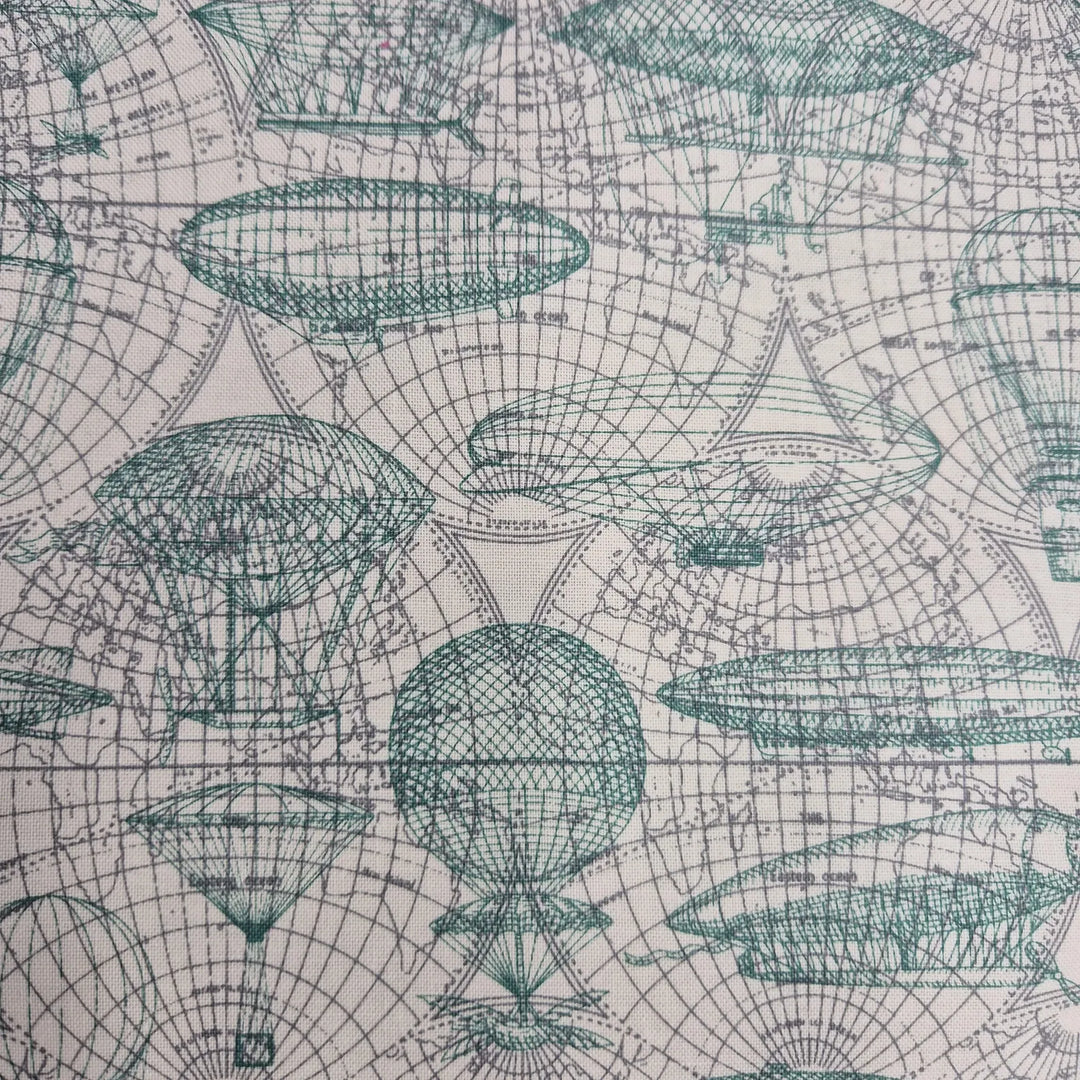 Baumwollstoff Blank Quilting Time Travel