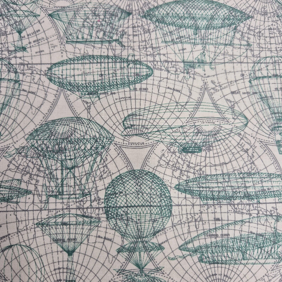 Baumwollstoff Blank Quilting Time Travel
