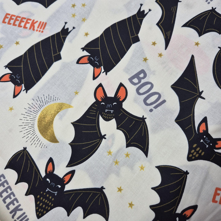 Baumwollstoff Alexander Henry Fabrics Boo! Eek! Bat!