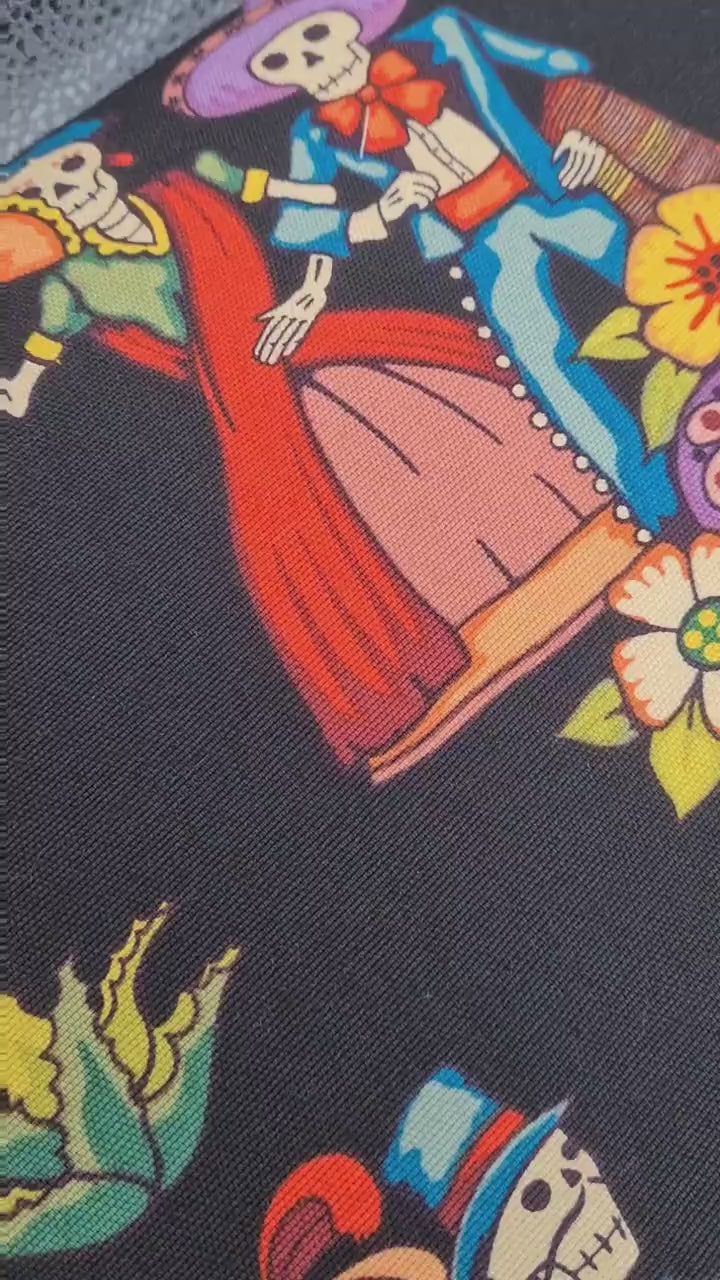 Dia de los muertos - Alexander Henry - Heavy Canvas, Motiv: La media vuelta schwarz